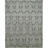 Damask Area Rug in Gray