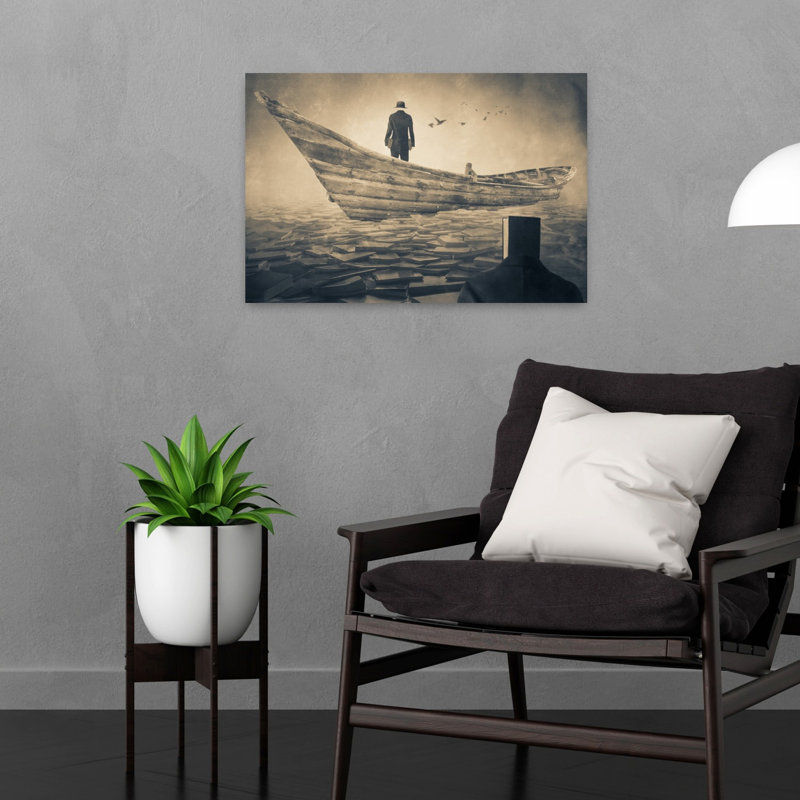 Reproduction d'art mural surréel surréel, H 16 po x l 24 po