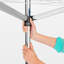 Brabantia 60m Topspinner Rotary Clothes Line with Ground Spike