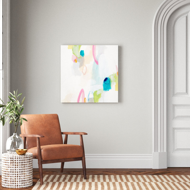 Peinture sur toile, H 32 po x l 32 po, Toile tendue, Sans cadre
