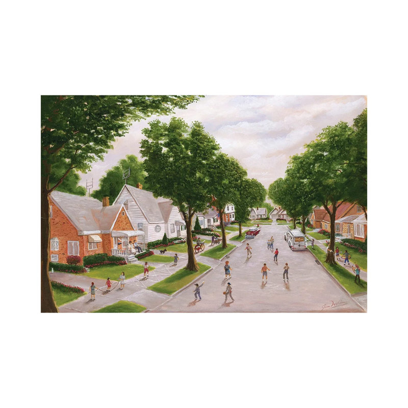 The Old Neighborhood by Jim Williams - Wrapped Canvas Painting