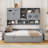 Wooden Daybed With Trundle, And All-In-One Cabinet And Shelf-1477082473-1477082472