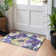 Machine Washable Indoor/Outdoor Claudian ACN1490 Purple Rug
