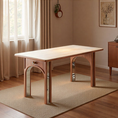 Beautiful And Practical Rectangular Dining Table