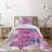 Butterflies Polyester Floral Coverlet-2075528226