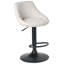 Swivel Upholstered Adjustable Height Bar Stool-419704023