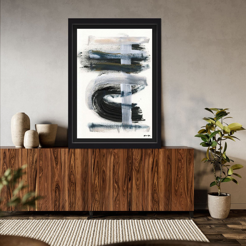 Around Abstract Shadowbox by Oliver Gal, 37.5" H x 25.5" W