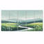 «Green Grey Pond Meadows In Tuscany III», ensemble de décorations murales de ferme-1945573962