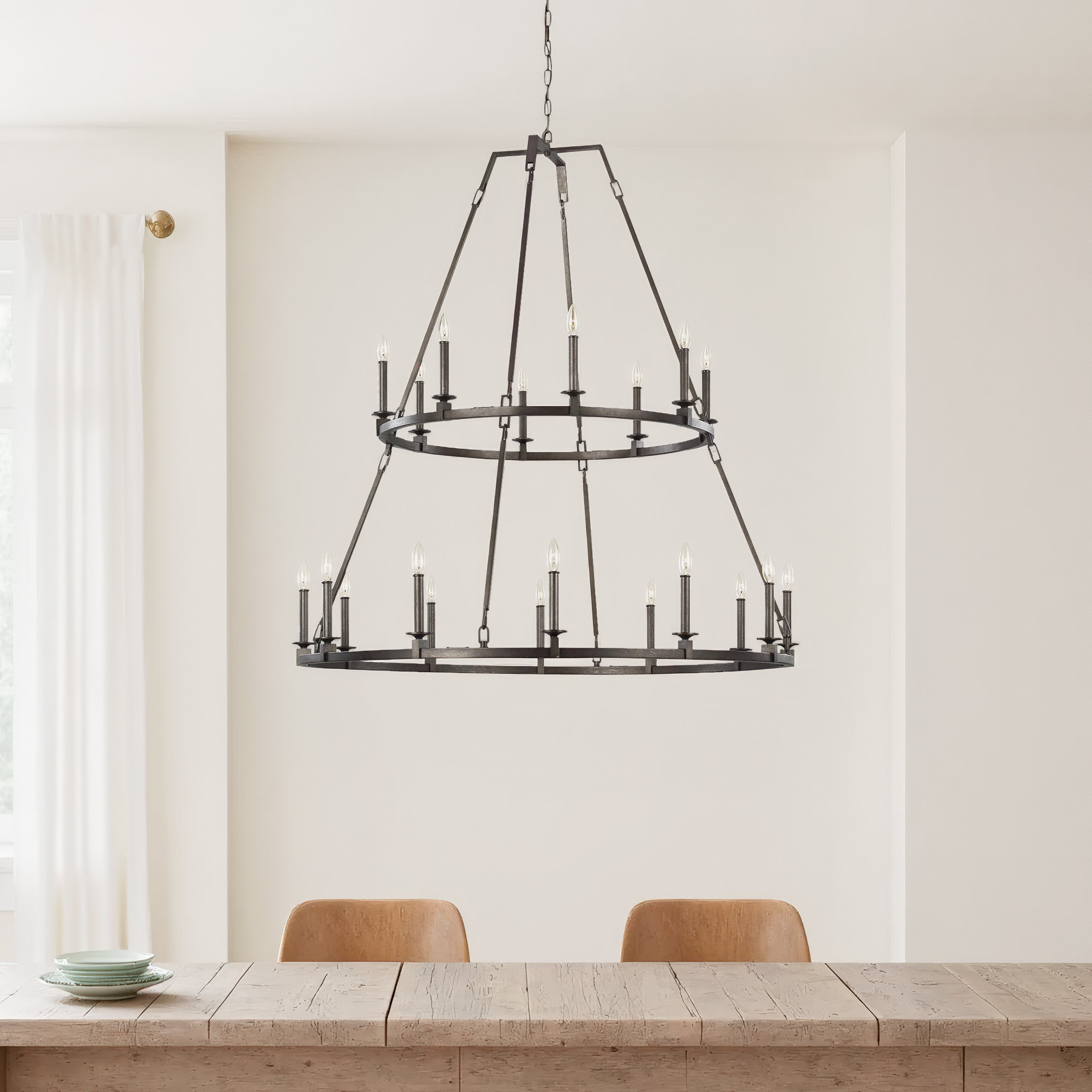 Aileen 20 - Light Metal Dimmable Chandelier