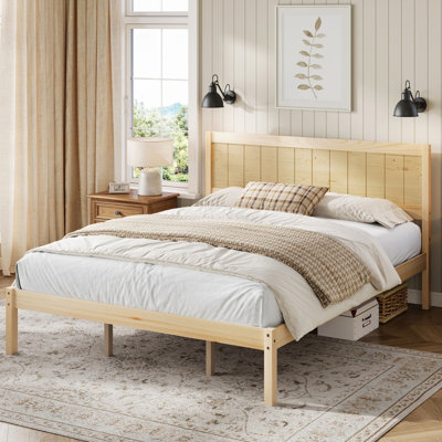 Platform Bed Frame with Headboard