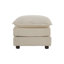 Chaise d'appoint moderne avec repose-pieds