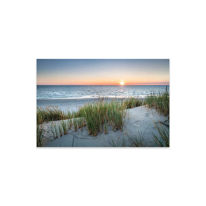 Coucher de soleil sur la plage de dunes par Jan Becke - photographie non encadrée, H 16 po x l 24 po x P 0,25 po