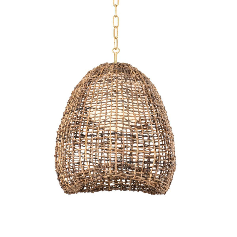 Maester 1 Light Pendant, 19.75" H x 16" W x 16" D