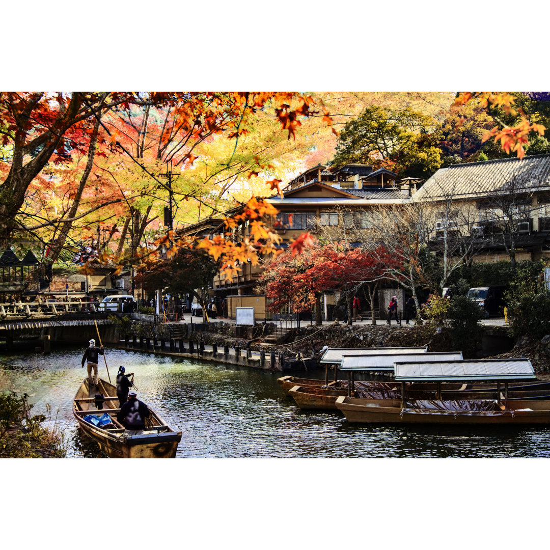 Leinwandbild Imageing of Fall Seasnon in Arashiyama, Japan von Nicholas Han