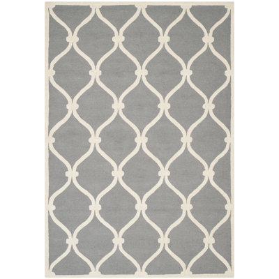 Cannen Hand Tufted Wool Geometric Rug