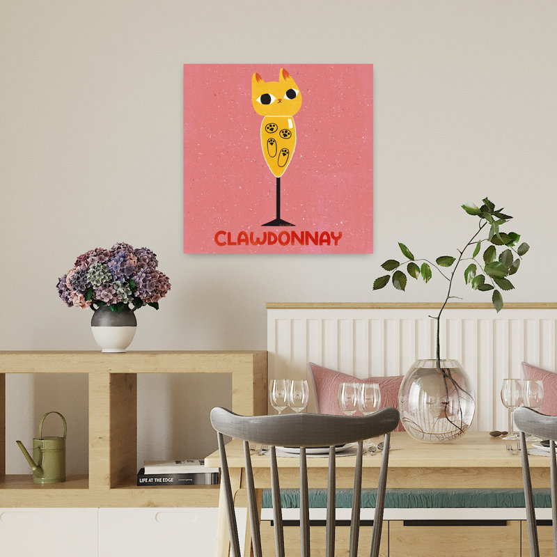 Art contemporain, art contemporain pour chat, H 18 po x l 18 po