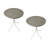 Round Ceramic Outdoor Side Table