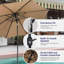 Parasol d'extérieur 9 pi 9 pi-2080099161
