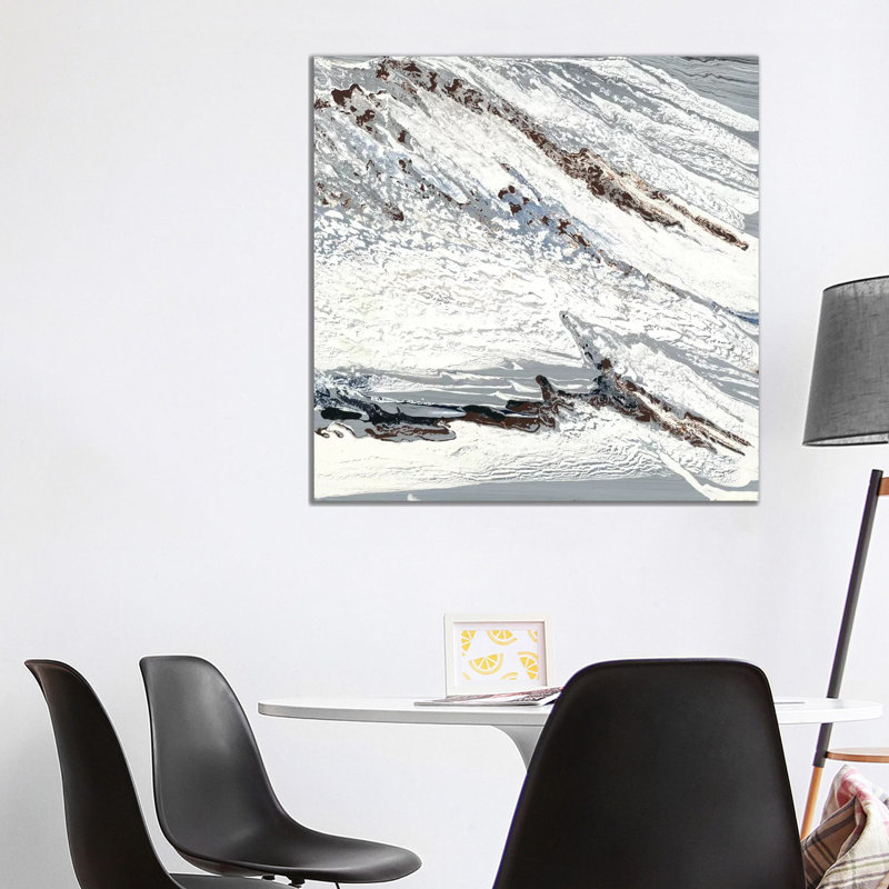 Gray Marble by Corrie LaVelle - Wrapped Canvas Print, 66.04 cm H x 66.04 cm W x 1.91 cm D