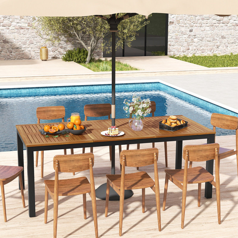 Rectangular 8 - Person 200Cm L Outdoor Table