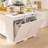 TC Double Tilt Out Trash Cabinet Recycling Trash Can Cabinet With Negative Ion and Deodorizing Function
