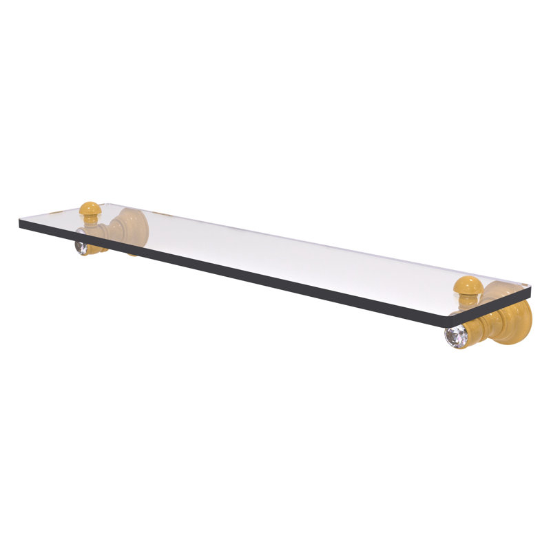 Tablette flottante Carolina, H 2,4 po x l 22 po x P 5,54 po, Or espagnol