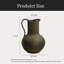 Flower Vase With Handle, Large Rustic Farmhouse Vase