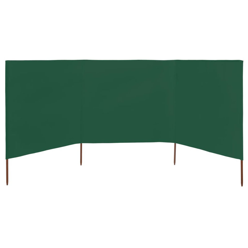 Caffin Folding Room Divider, Green, 6