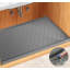 Tapis sous l'évier en silicone 34 po x 22 po, essentiels et gadgets de cuisine, doublure de tablette et protecteur d'armoire, plateau de salle de bain imperméable-115121266