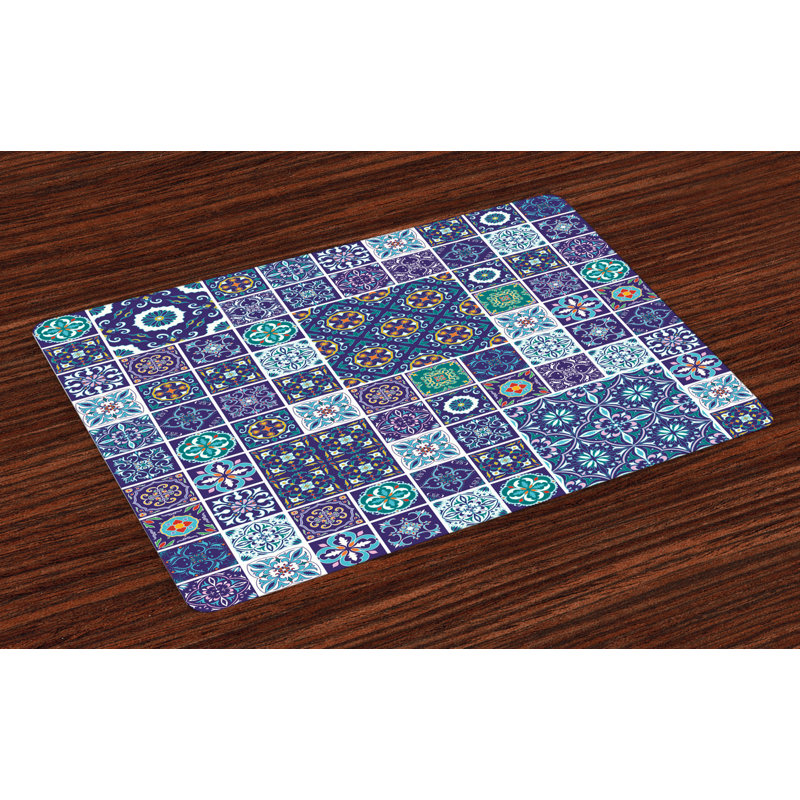 Alpena Ethnic Mosaic Tile Placemat