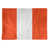 Orange / blanc