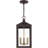 3 Light Outdoor Pendant Lantern with Clear Glass Shade-101230942-101230941