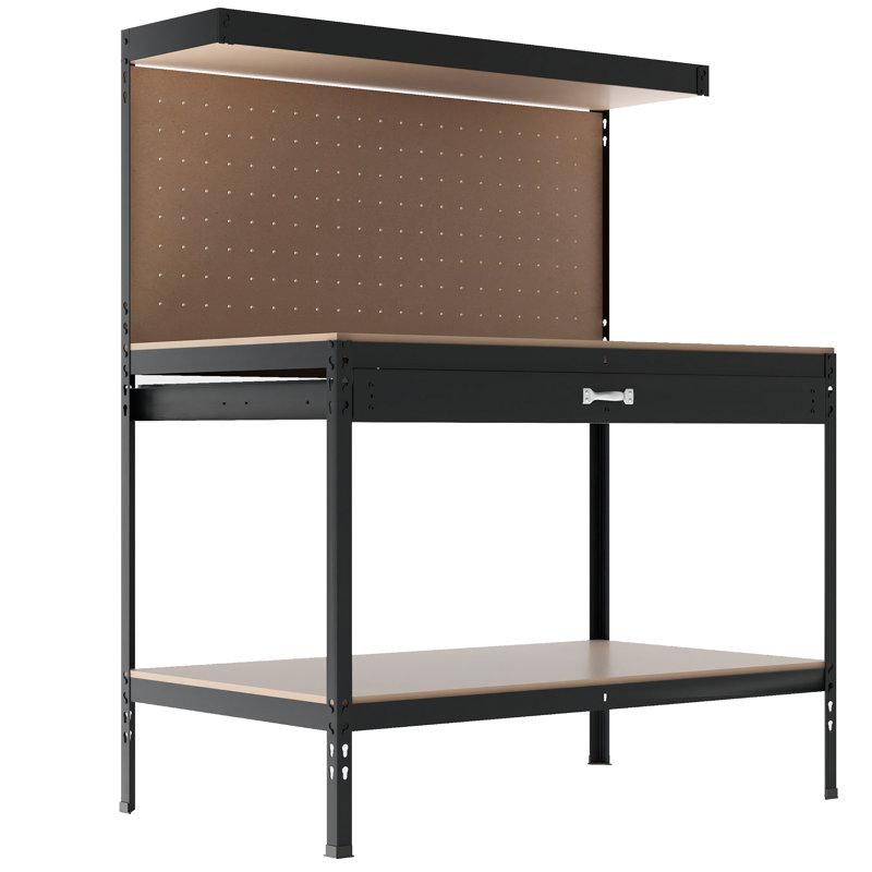 Lael 120 cm W Shelving Unit, Black