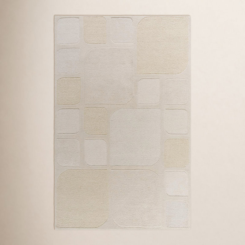 Tapis touffeté à la main Henriksen, Rectangle 5 pi x 7 pi 6 po