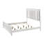 Mobilier de chambre à coucher moderne en bois massif en bois massif avec tête de lit moderne