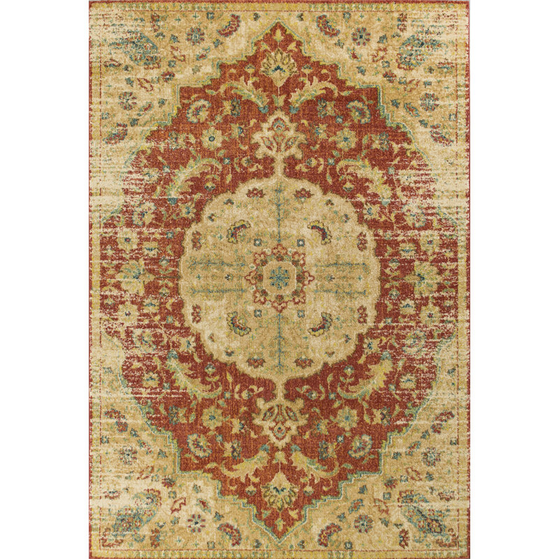 Tapis épice / sable Holbrook, Rectangle 9 pi 10 po x 13 pi 2 po