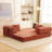 Adonia Foldable Three Person Corduroy Fabric Sofa Bed with High-Rebound Density Sponge-1572568166-1561136076