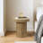 Ermilo Fluted Manufactured Wood Round Side Table