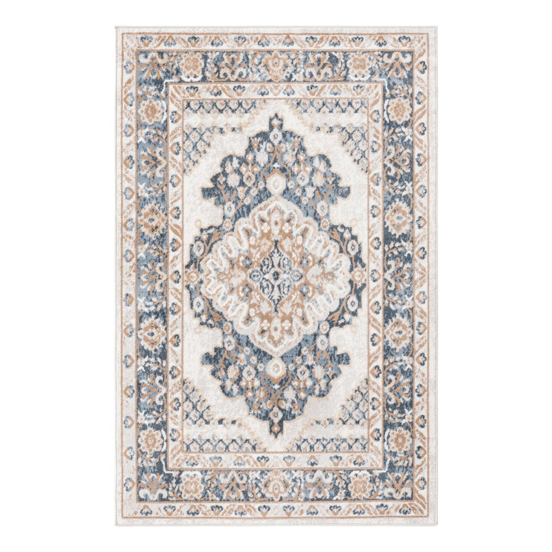 Oriental Indoor Rug, Rectangle 4'1" x 6'1"