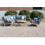 St. Lucia Teak Outdoor Swivel Rocking Lounge Chair-361501752