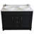 49'' Double Bathroom Vanity with Carrara Marble Top