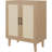 Rattan Door Sideboard Buffet Cabinet – Natural Wood