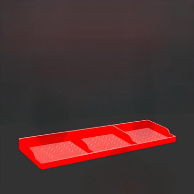 Stove Top For Shelf Silicone,30 Inch Magnetic Over The Stove Spice Rack Of Shelf,Kitchen Shelf For Stove Organizer Magnet Above Stovetop Flat Back Of Stove Storage Suctioned Shelf For The Stove-Red