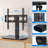 Universal Swivel TV Stand for 27-50 55 60 Inch TVs |Glass Base