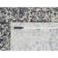 Tapis de couloir oriental tissé à la main 2 pi 6 po x 6 pi 1 po en jacquard gris avec laine effacée et soie tissée à la main 18390BC44DDE4045BFA063CCA4061F28