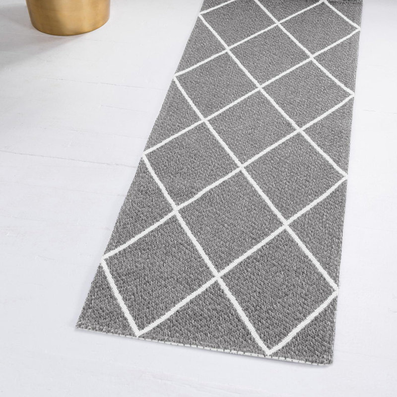 Jago Cotton Geometric Indoor Rug, Runner 2' x 7'10"