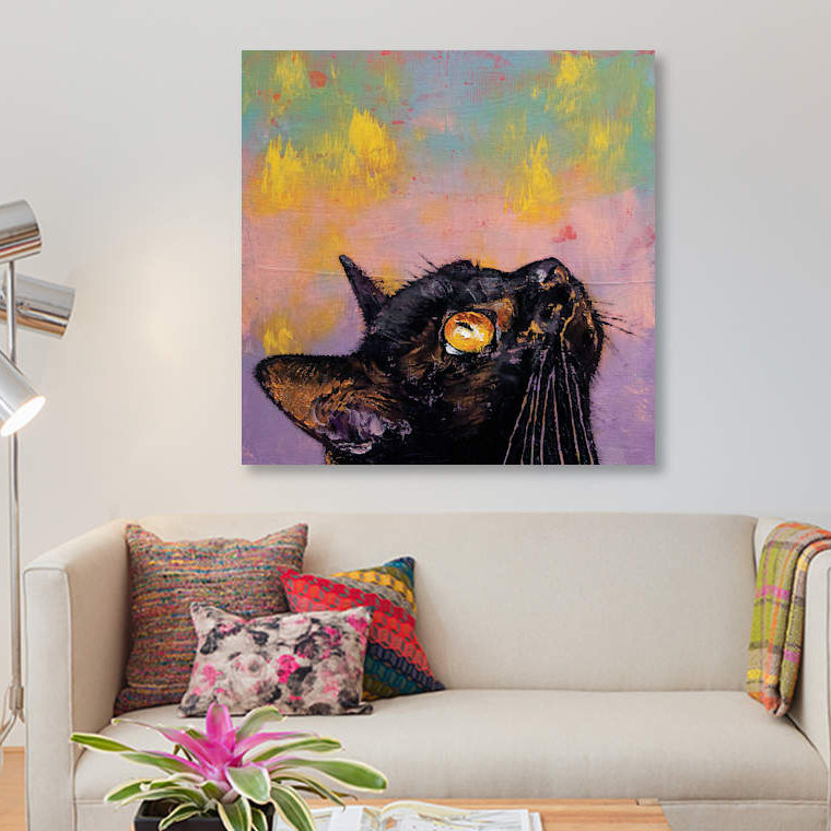 « fixed regarded », impression sur toile, H 12 po x l 12 po x P 0,75 po