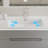 Light luxury gray bathroom cabinet