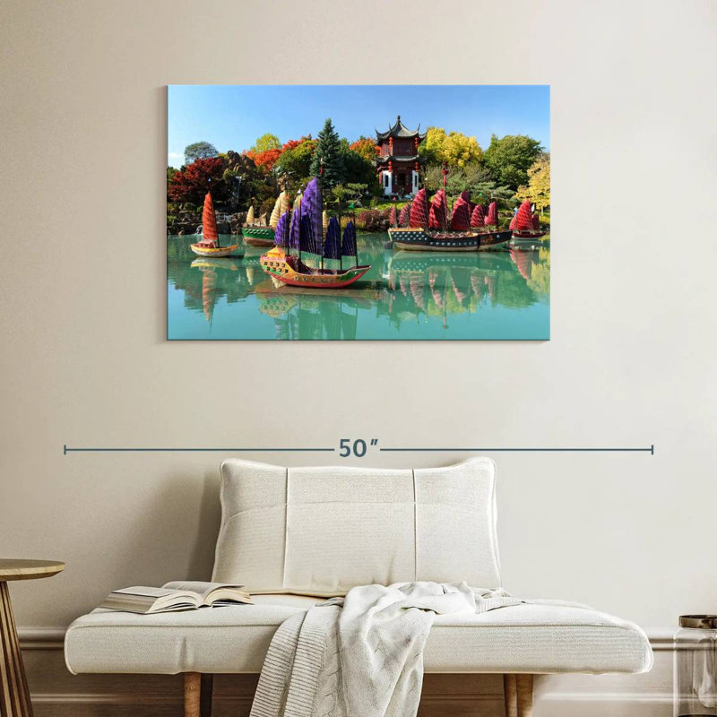 Mehar Montreal Sampan Boats, 26" H x 39" W