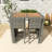 5-Piece Rectangular Outdoor Patio Dining Set With Removable Cushions
